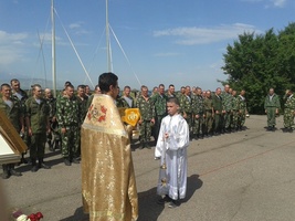 В день всех святых на территории дислокации ВДВ РФ совершена Божественная Литургия
