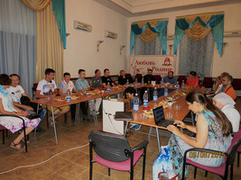 Епископ Бишкекский и Кыргызстанский Даниил встретился с молодёжным отделом епархии